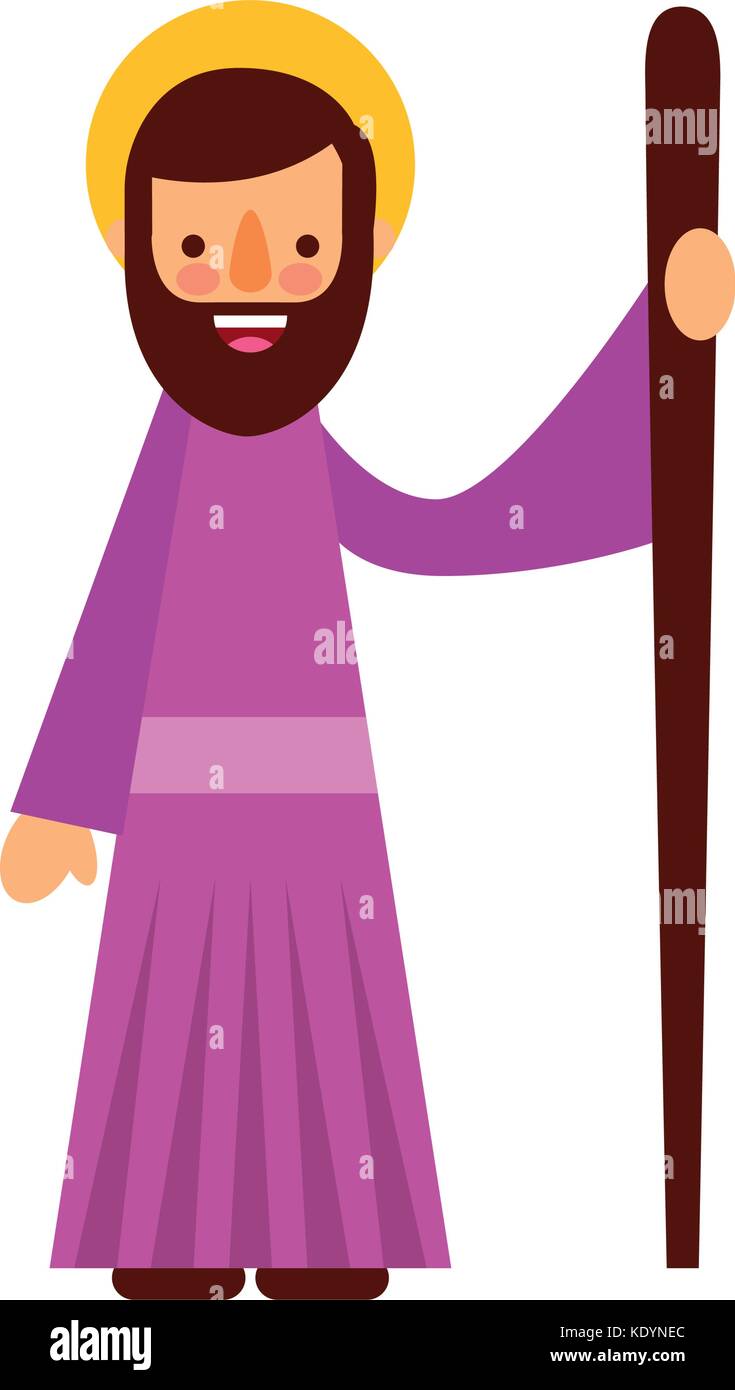 San José, padre espiritual de navidad de dibujos animados Imagen Vector de stock - Alamy San José, padre espiritual de navidad de dibujos animados Imagen Vector de stock - Alamy
