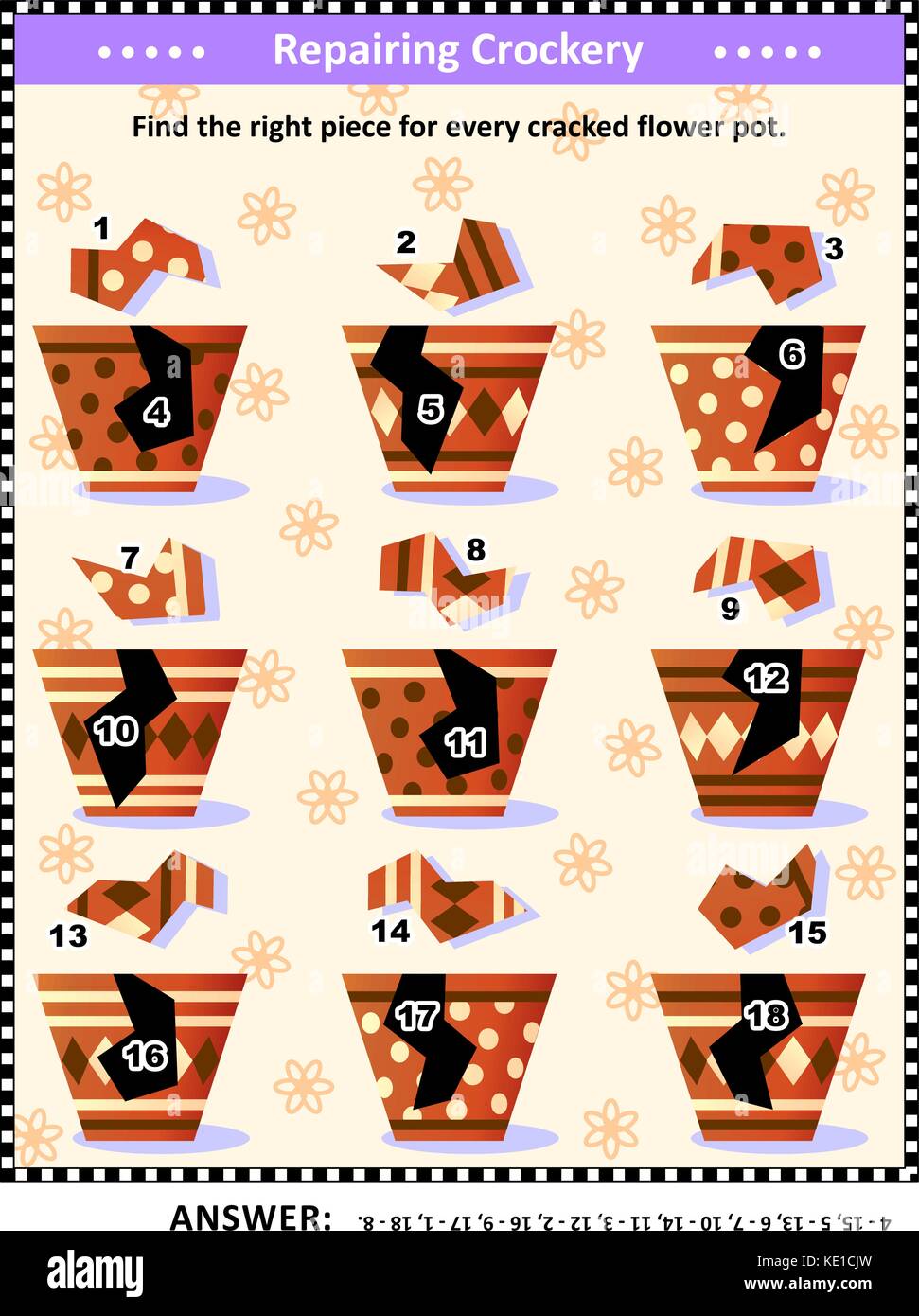 Formacion Iq Puzzle Visual Adecuado Tanto Para Ninos Como Para