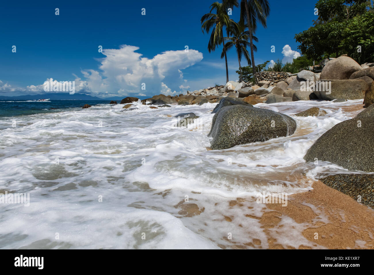 Ver en playa las ánimas cerca de Puerto Vallarte en México Foto de stock