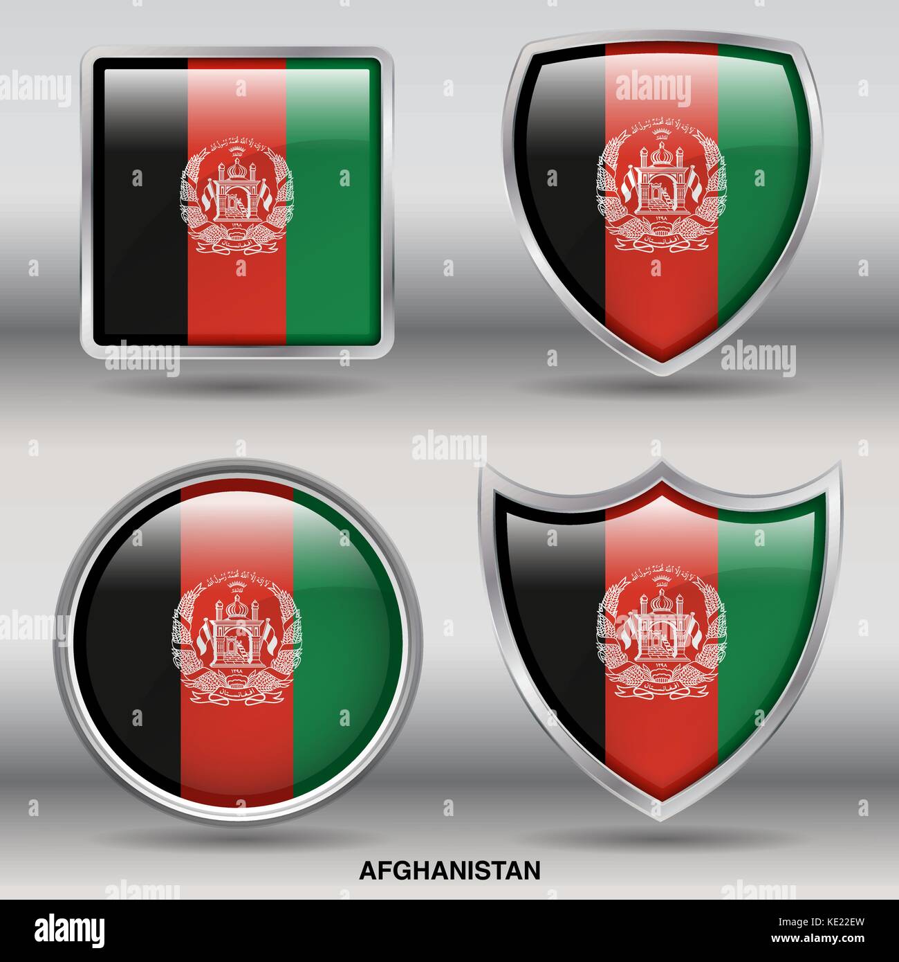 Afghanistan  Bandera de afganistán, Afganistán, Escudo