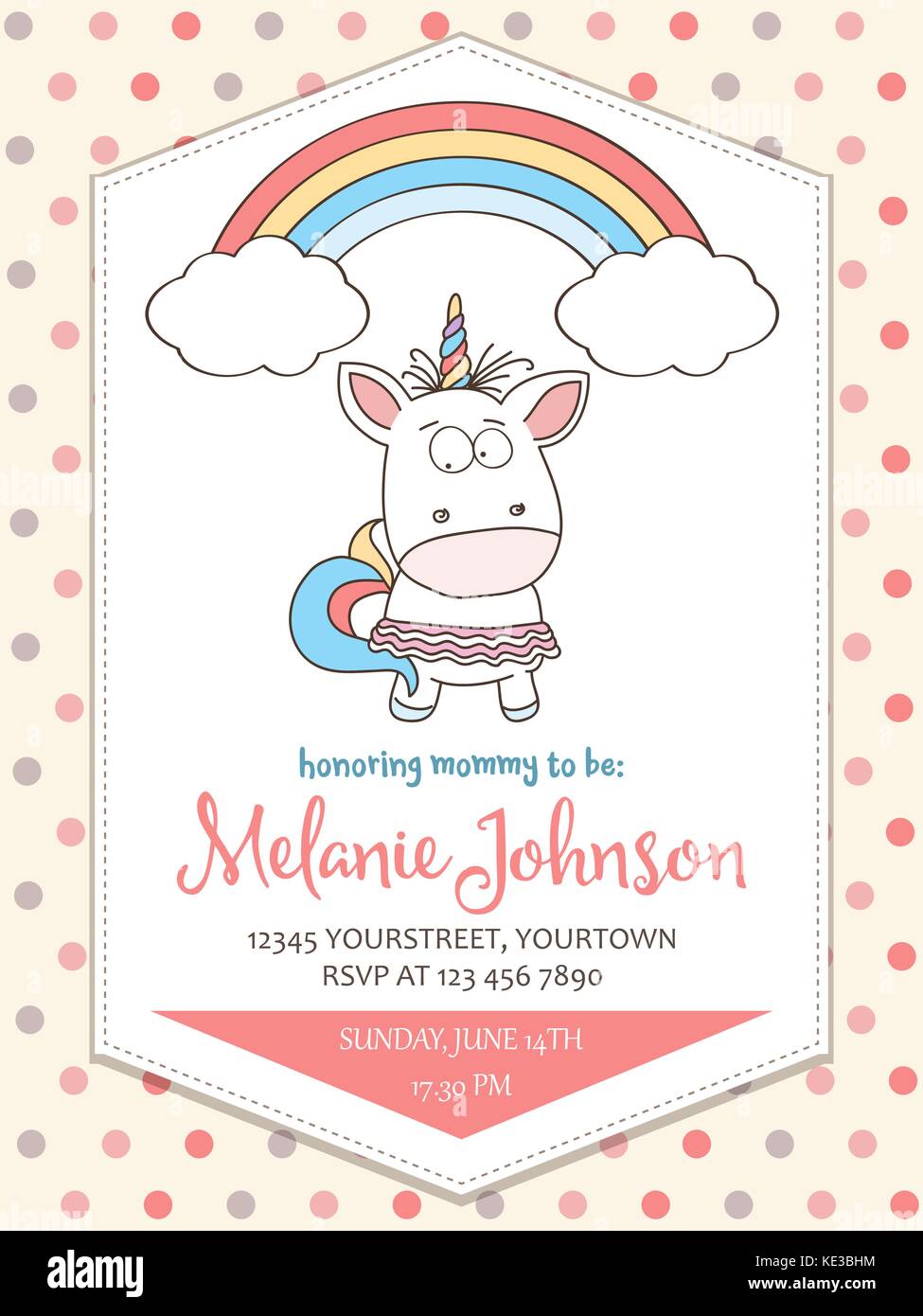 Plantilla De Tarjeta De Baby Shower Hermoso Con Una Encantadora Nina Plantilla De Tarjeta De Baby Shower Hermoso Con Una Encantadora Nina