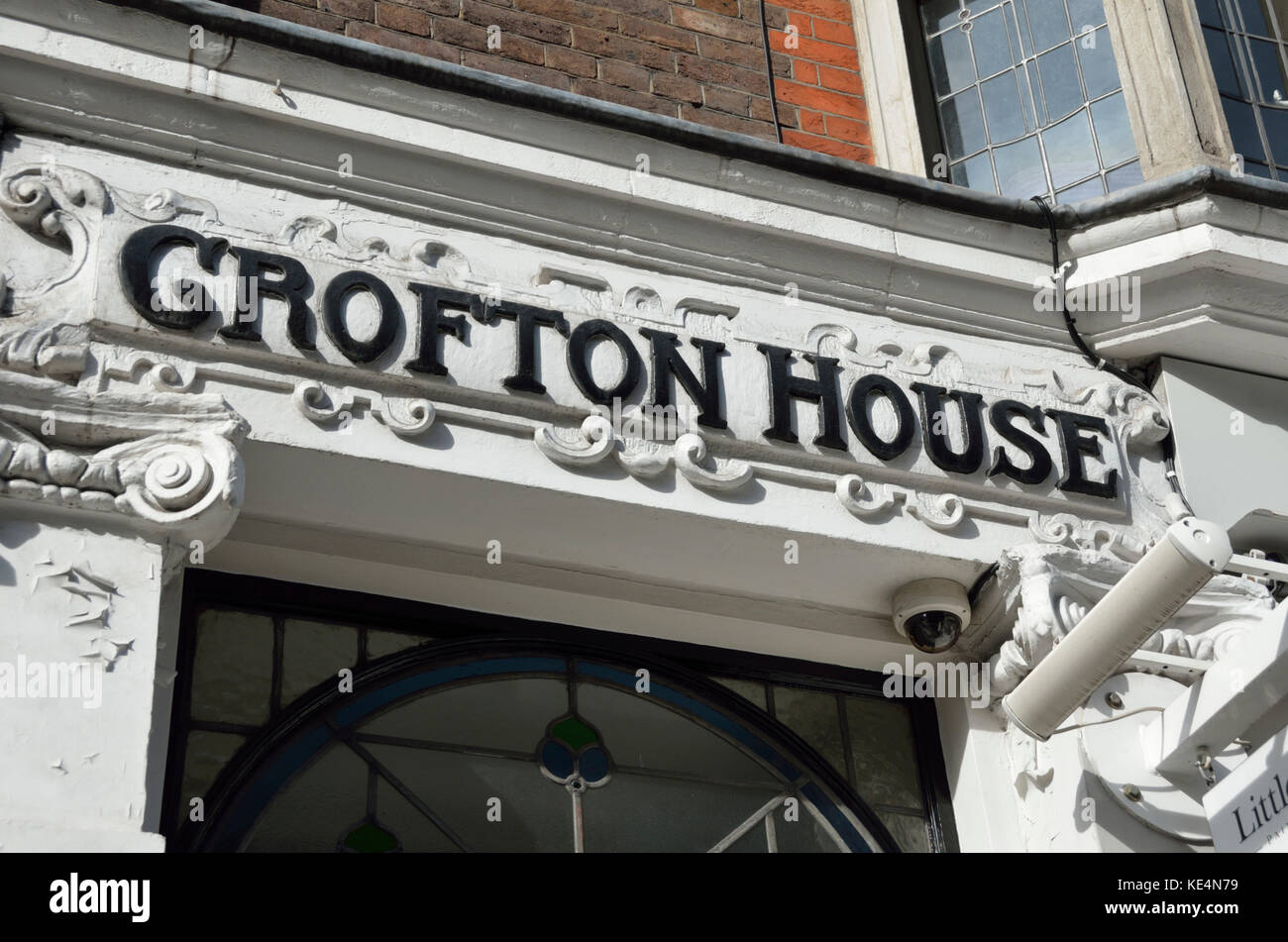 Crofton house en new cavendish Street, Marylebone, Londres, Reino Unido. Foto de stock