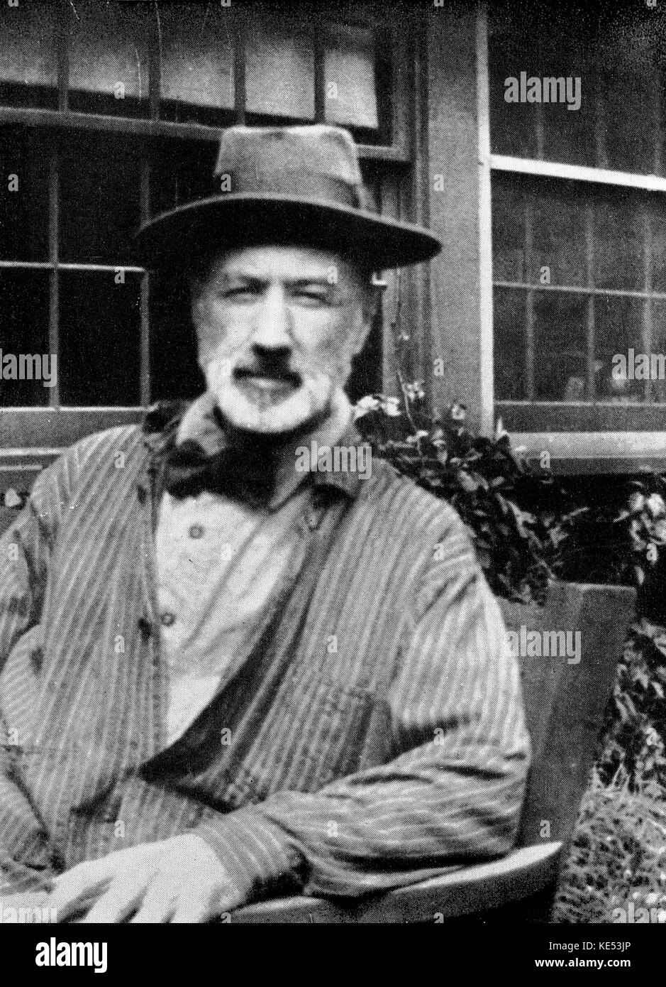 Charles Ives - antiguo 1874-1954. Compositor americano Foto de stock
