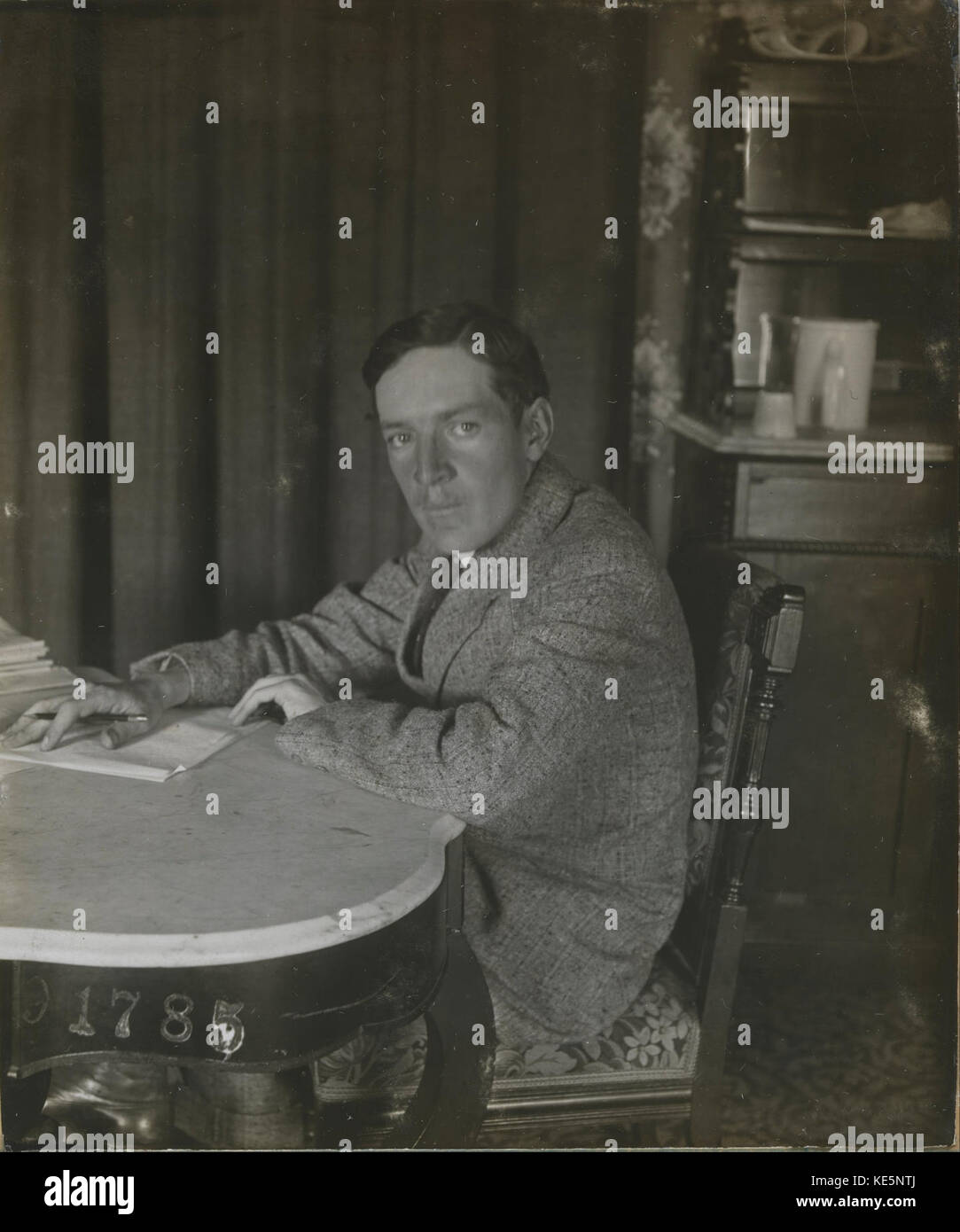 Artista no identificada Upton Beall Sinclair, Jr. Foto de stock