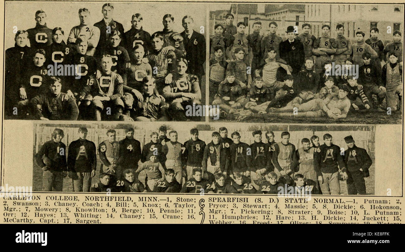 El Diario National Collegiate Athletic Association football guía. Las reglas oficiales de registros y libros Libro de College Football (1907) (14778215695) Foto de stock