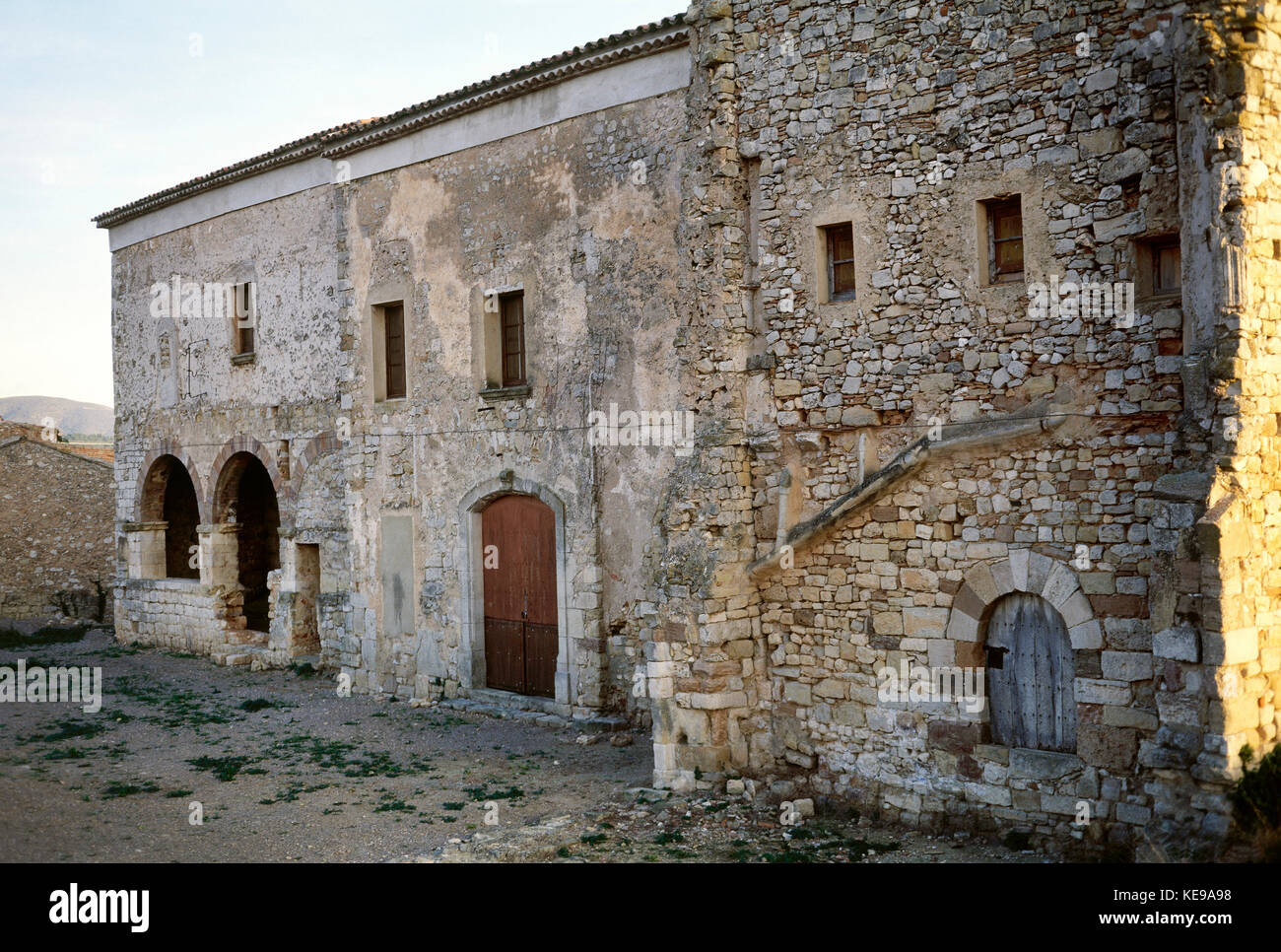 Barberà de la Conca, provincia de Tarragona. Foto de stock