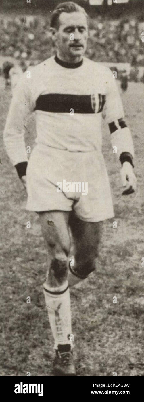 Nils Liedholm 1950 AC Milán Foto de stock