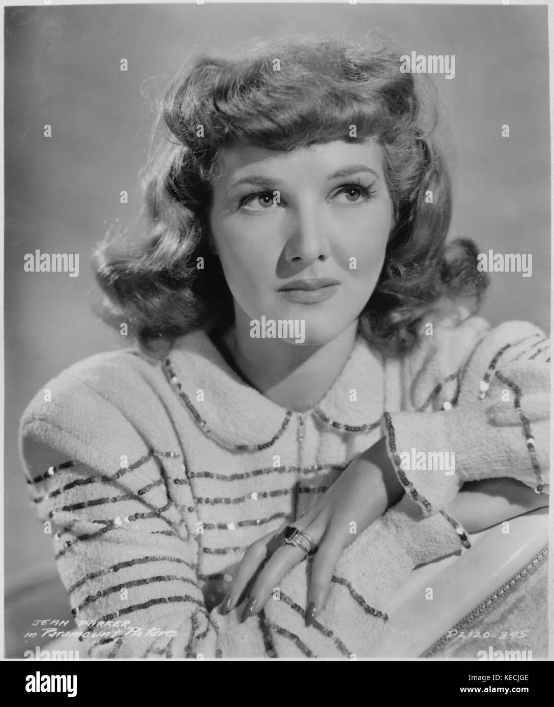 Jean Parker, retrato de publicidad para la película "naufragio crew", Paramount Pictures, 1942 Foto de stock