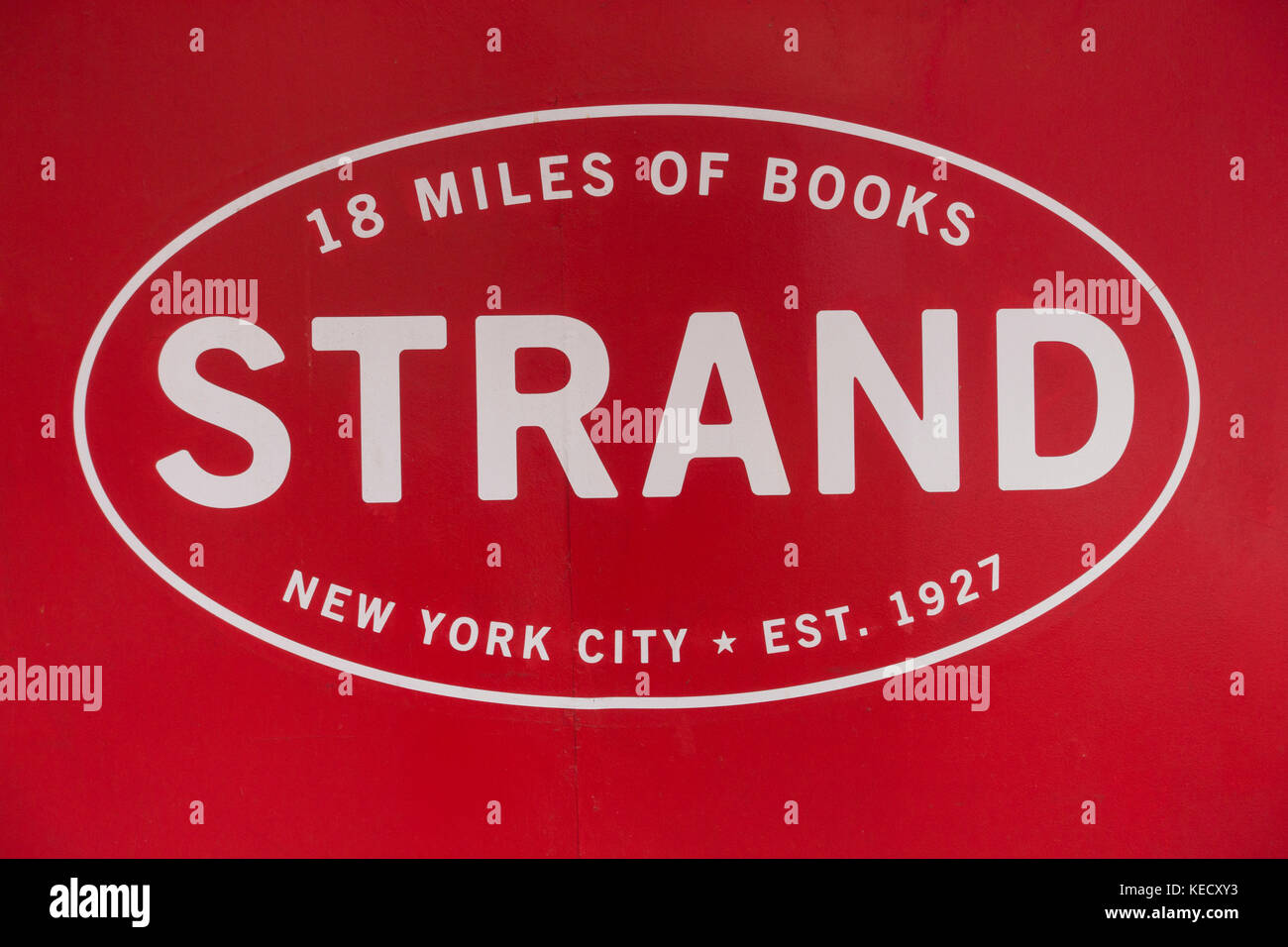 Strand bookstore en el Midtown de Nueva York Foto de stock