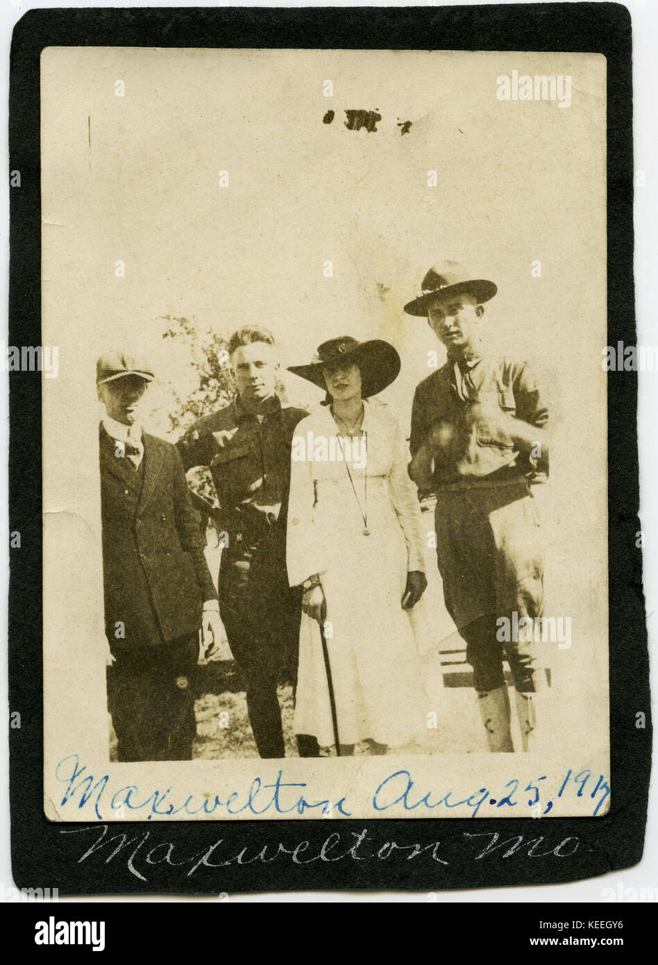 Maxwelton, Agosto 25, 1917. Foto de stock