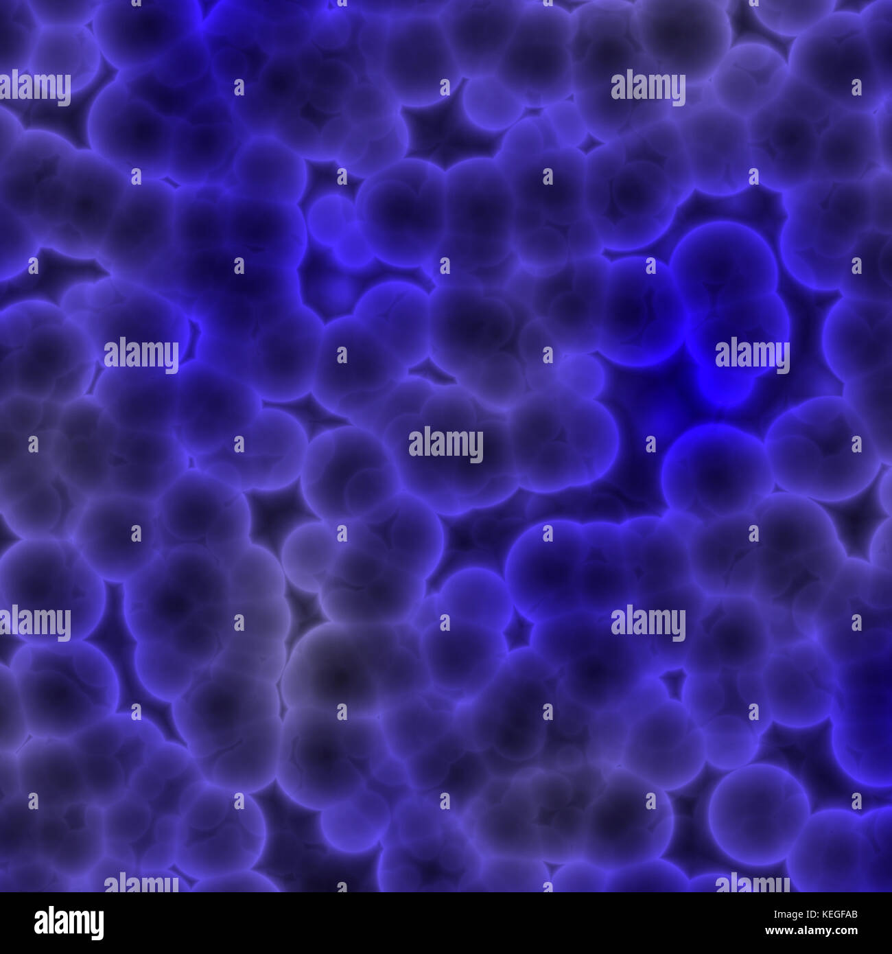 Las células microscópicas azul Foto de stock