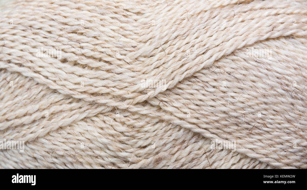 Hilado de lana de oveja la tela de fondo, textura Fotografía de stock -  Alamy