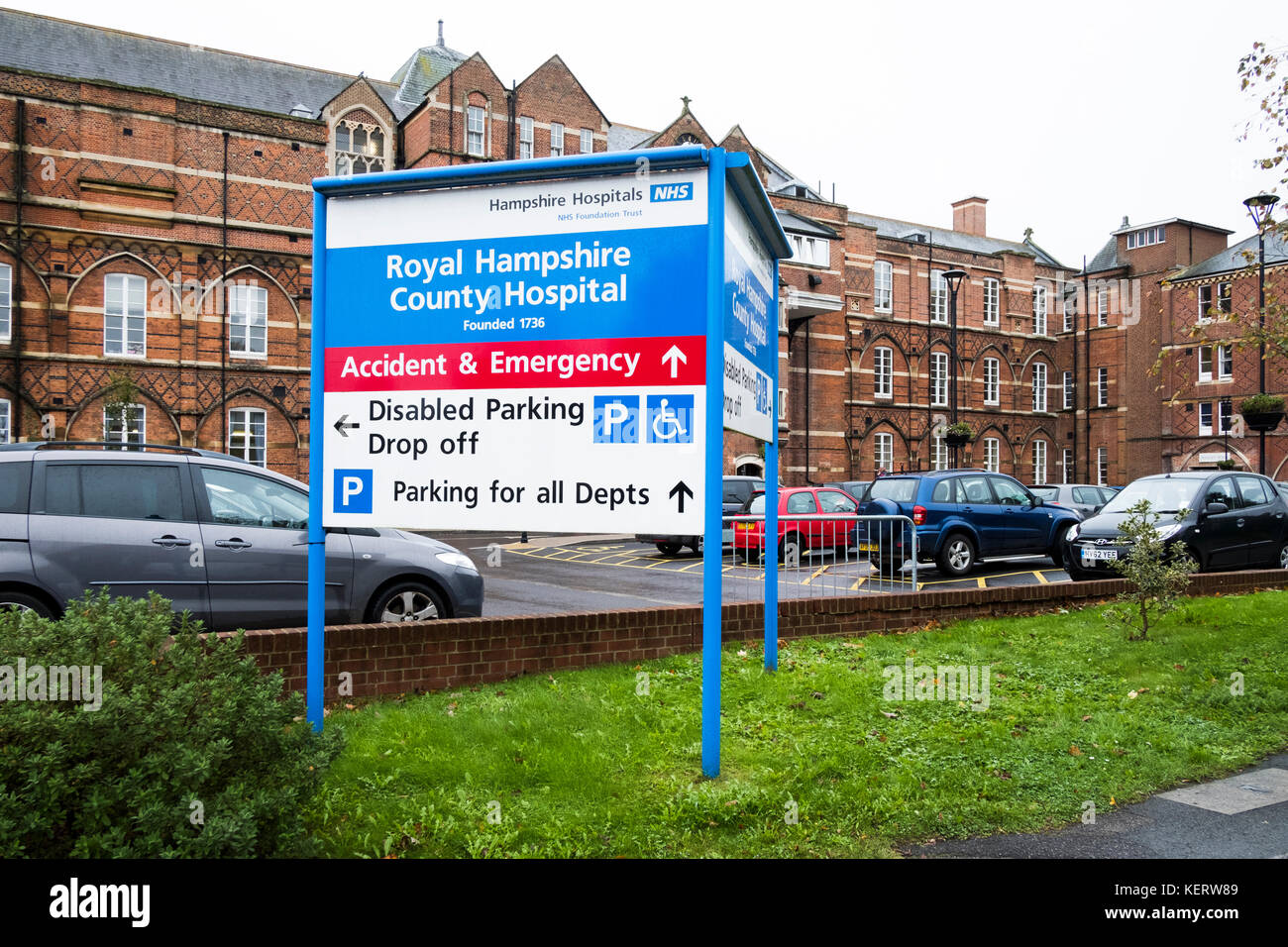 El Royal Hampshire County Hospital en Winchester es un Hospital General