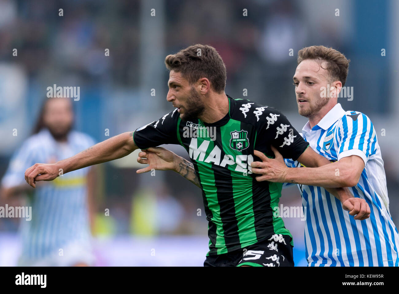 De Ferrara, Italia. El 18 de mayo, 2017. Serie B Trofeo Football/Soccer :  Italiano 'Serie B' coincidencia entre SPAL 2-1 FC Bari en el Stadio Paolo  Mazza en Ferrara, Italia . Crédito