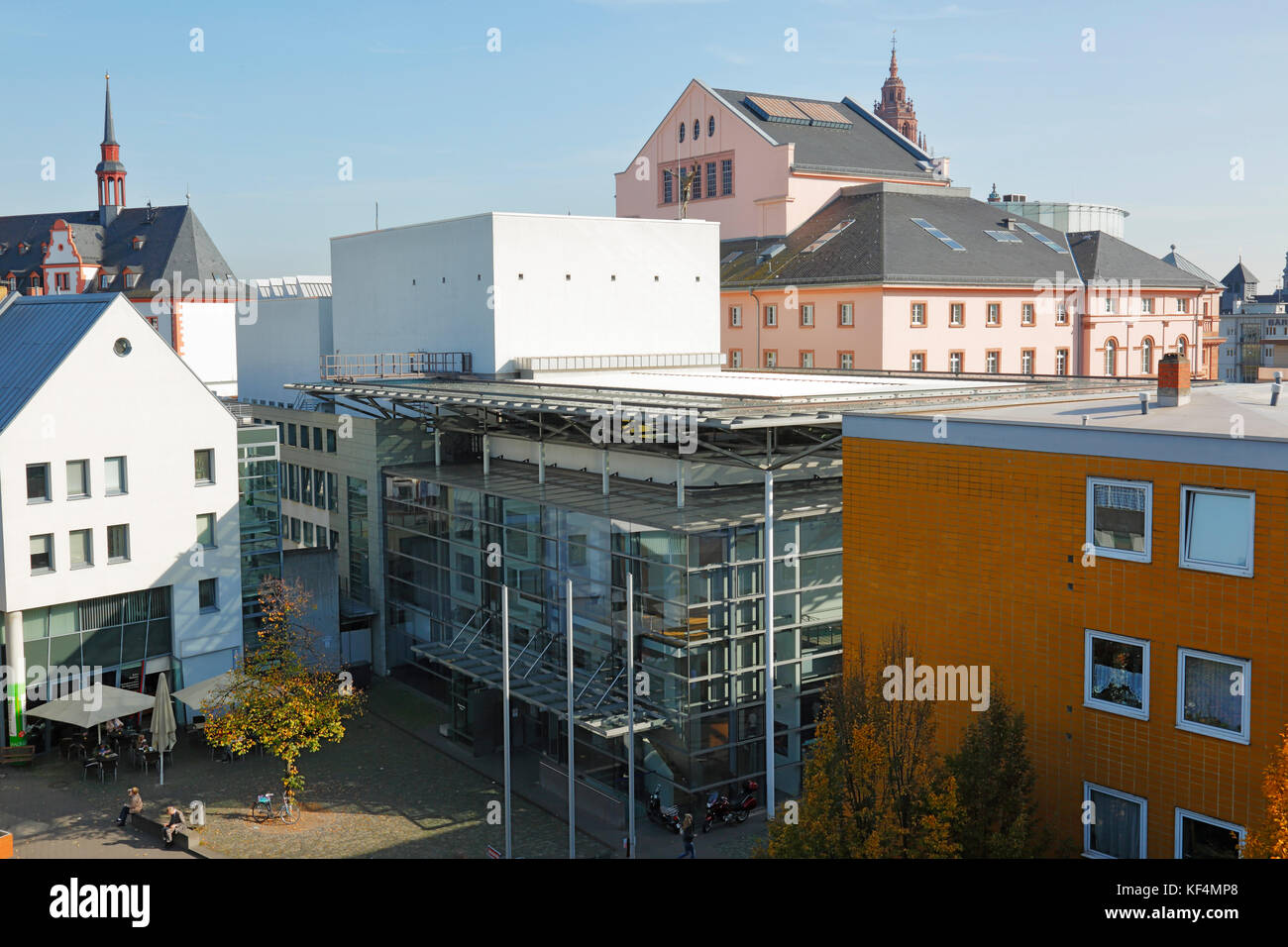 Staatstheater en Mainz, RHEINLAND-PFALZ, kleines und grosses haus Foto de stock