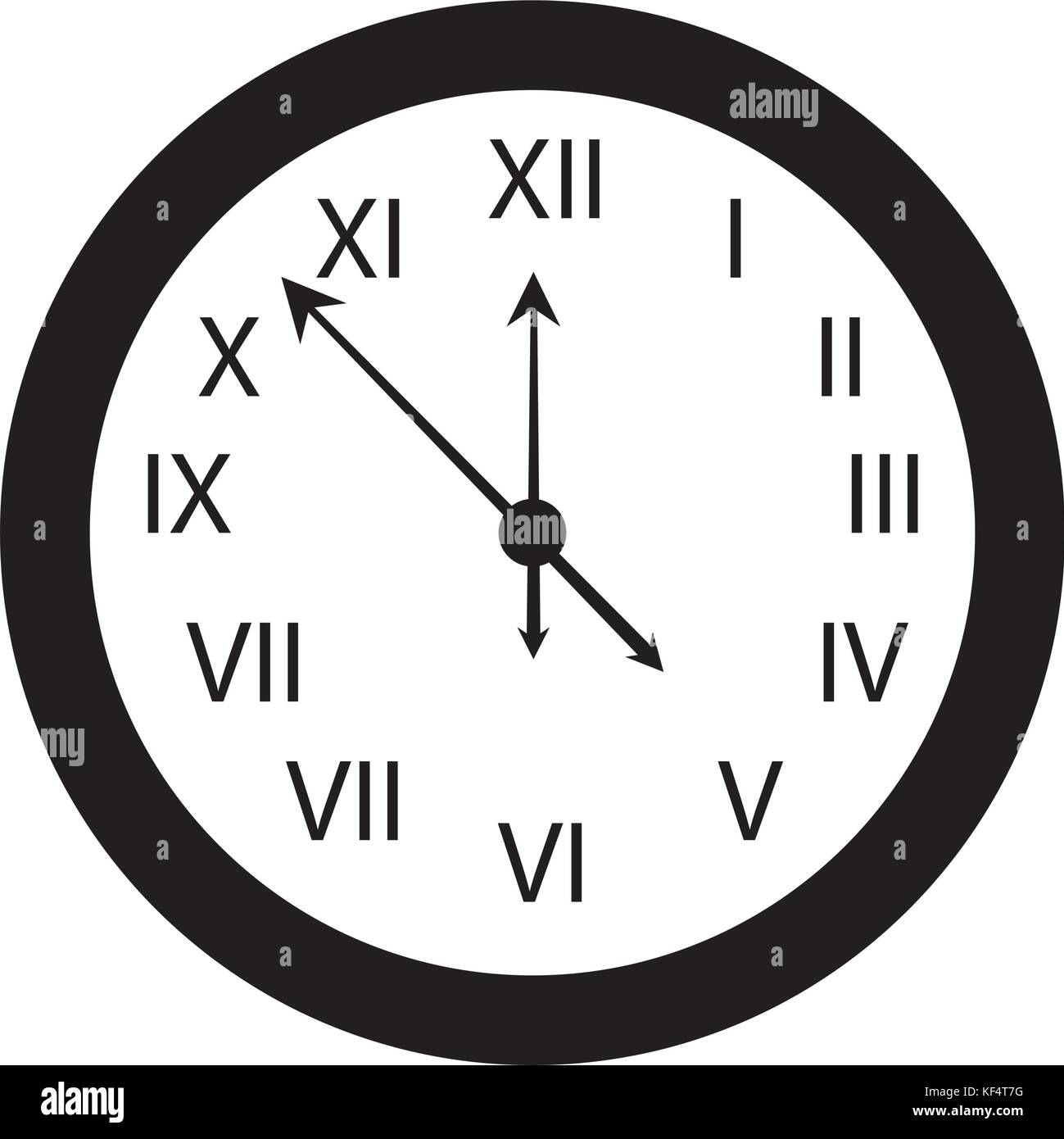 Párrafo atlántico Reino Feliz año nuevo reloj de cuenta regresiva de Navidad decoración cinco  minutos Imagen Vector de stock - Alamy