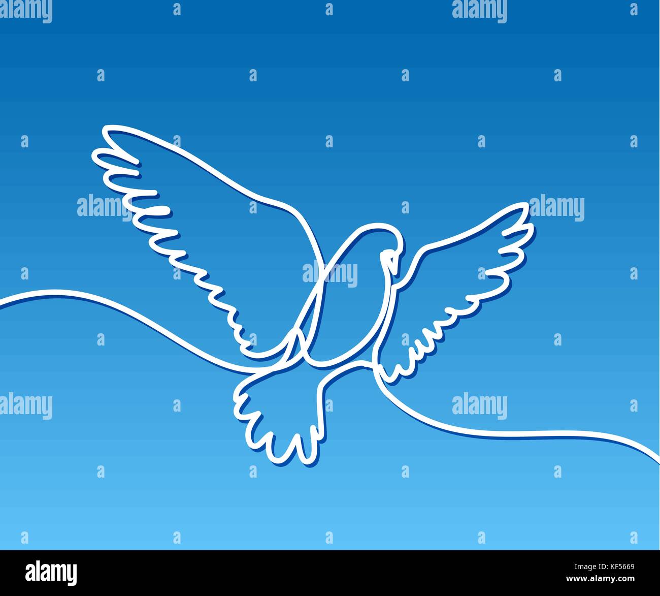 Dibujo de paloma blanca fotografías e imágenes de alta resolución - Alamy