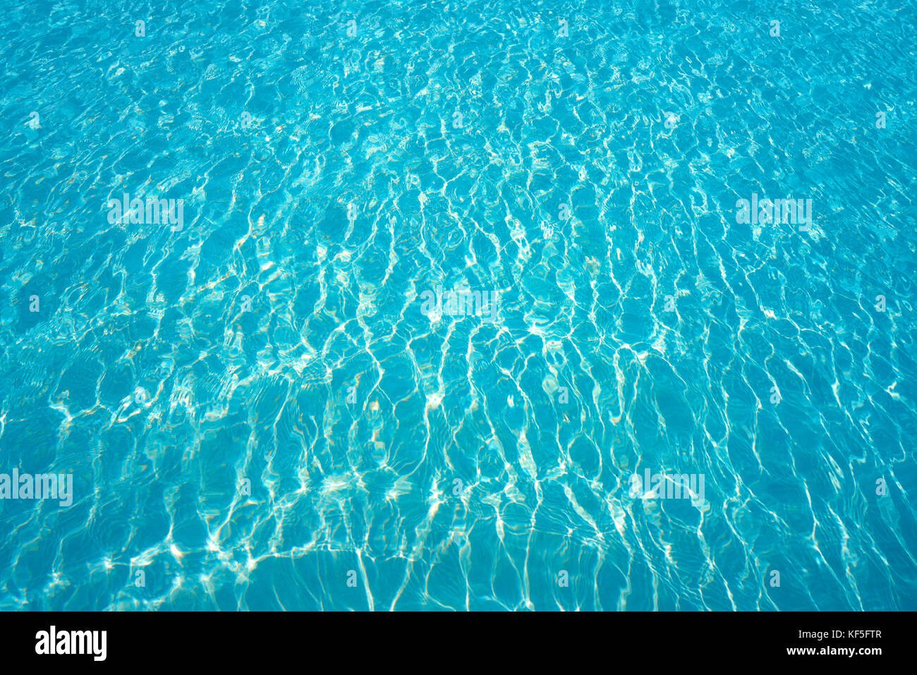 Caribe textura de aguas someras en color turquesa de la riviera maya de méxico Foto de stock