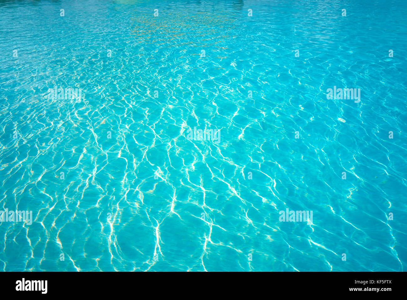 Caribe textura de aguas someras en color turquesa de la riviera maya de méxico Foto de stock