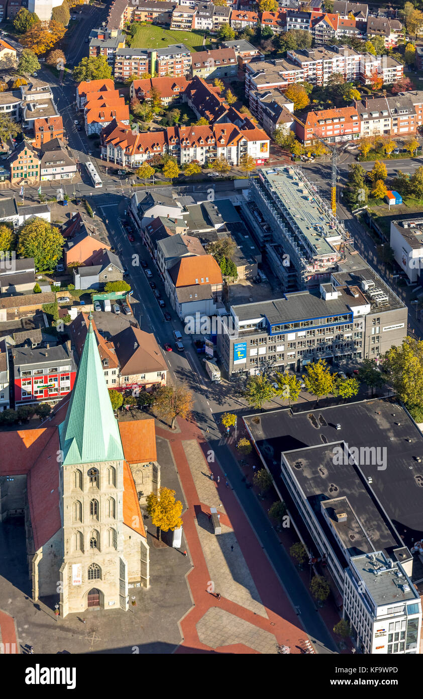 Hamm, otoño, foto aérea, foto aérea, foto aérea, foto aérea, Renania del Norte-Westfalia, área de Ruhr, mapa de la ciudad, distritos, visión general, vista de pájaro Foto de stock