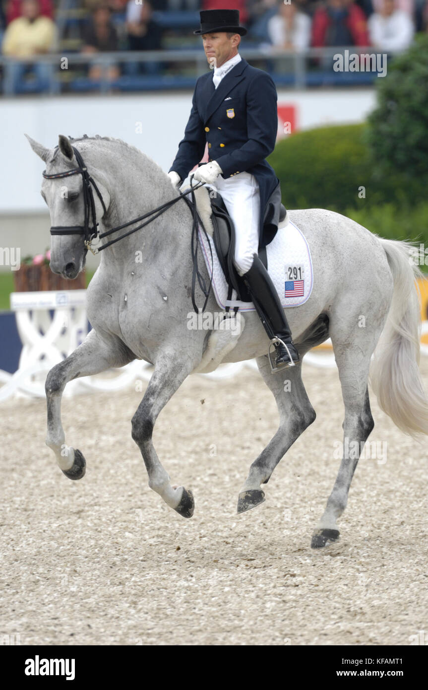 Guenter Seidel (USA) caballo Aragón Juegos Ecuestres Mundiales Aachen