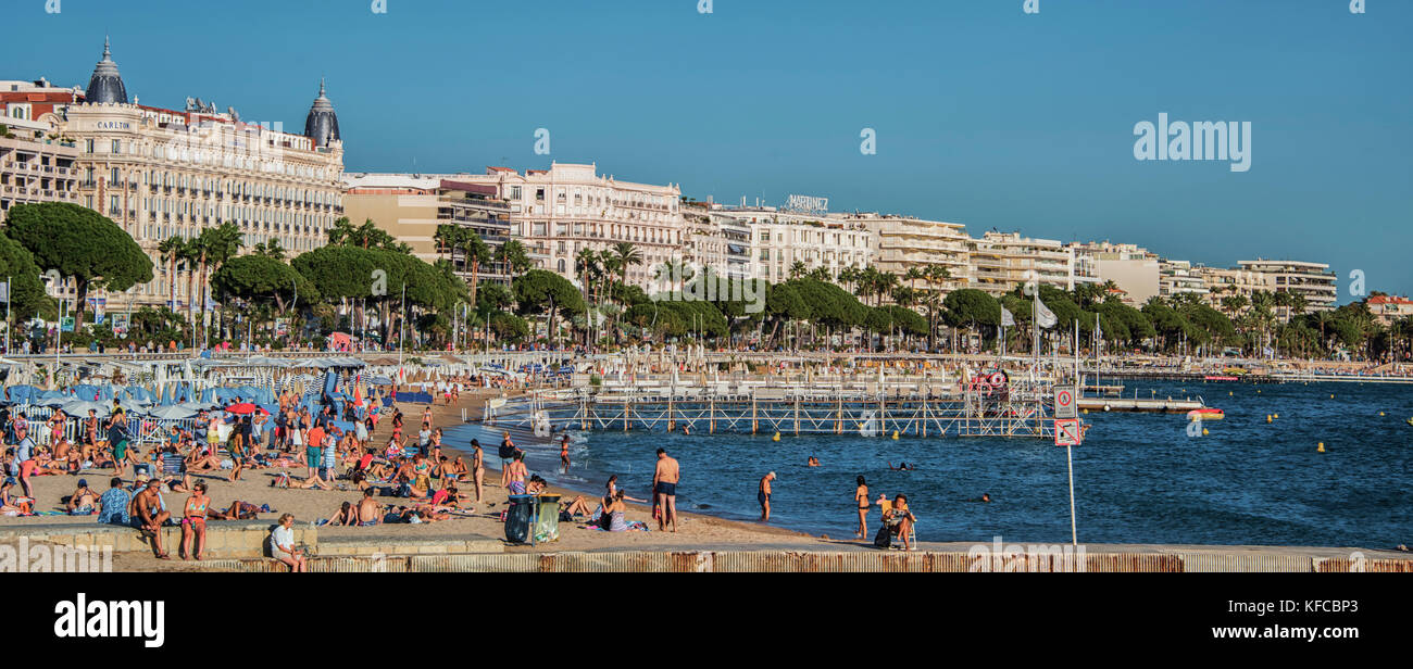 La ciudad de Cannes Foto de stock