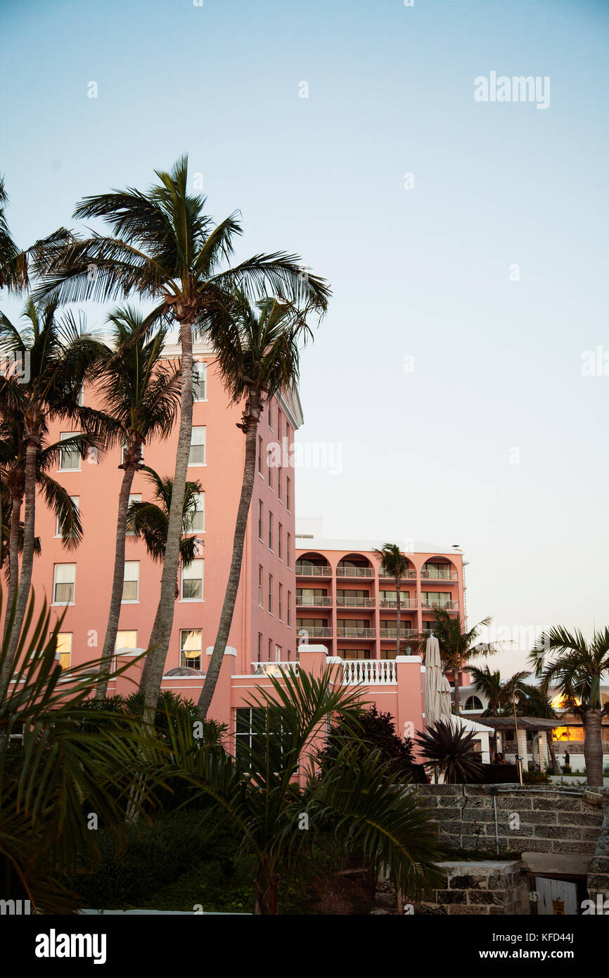 Las Bermudas, Hamilton. El Hamilton Princess Hotel & Beach Club. Foto de stock