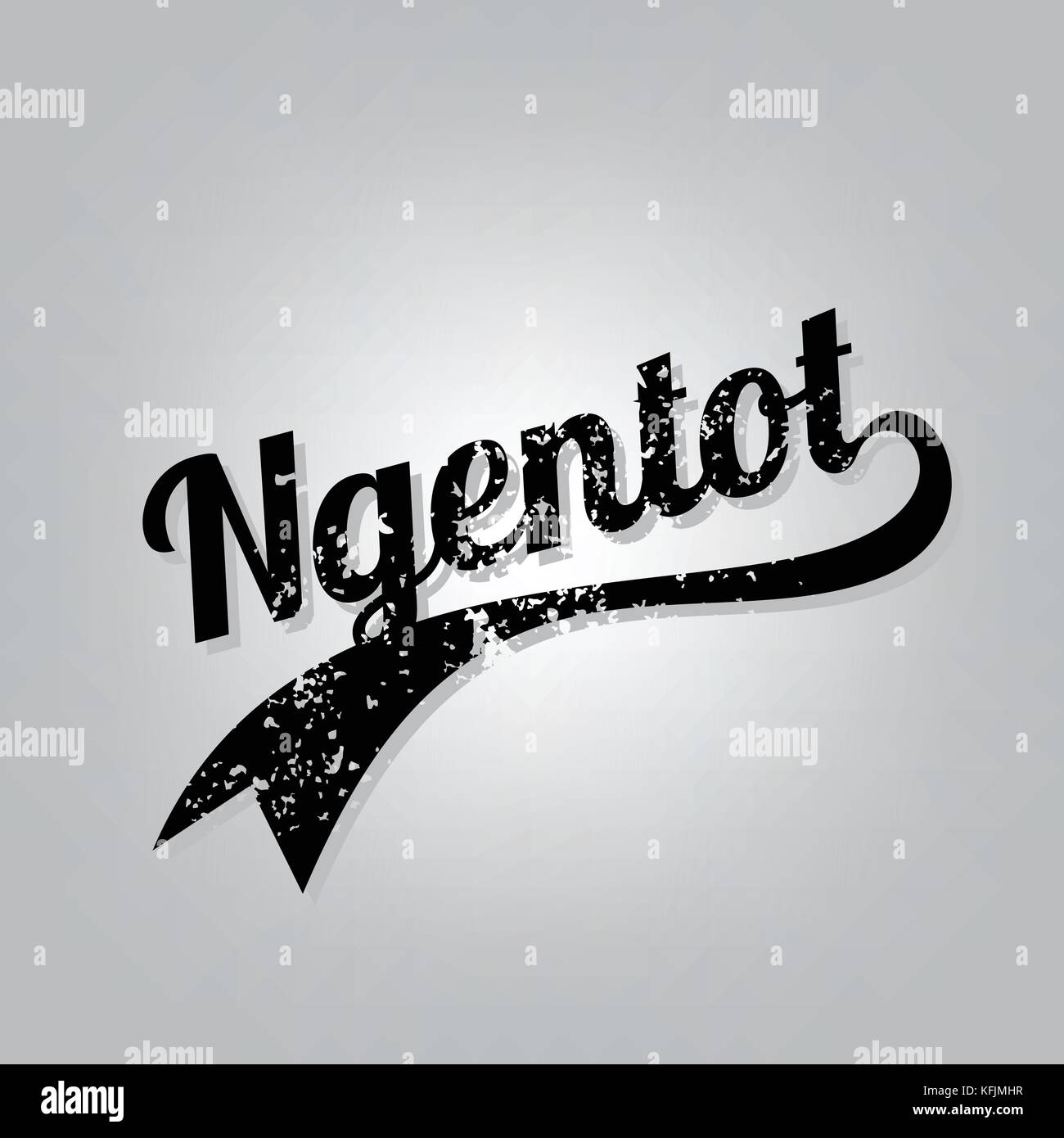 Maldición de Indonesia ngentot cursive palabra sucio varsity texto art  Imagen Vector de stock - Alamy