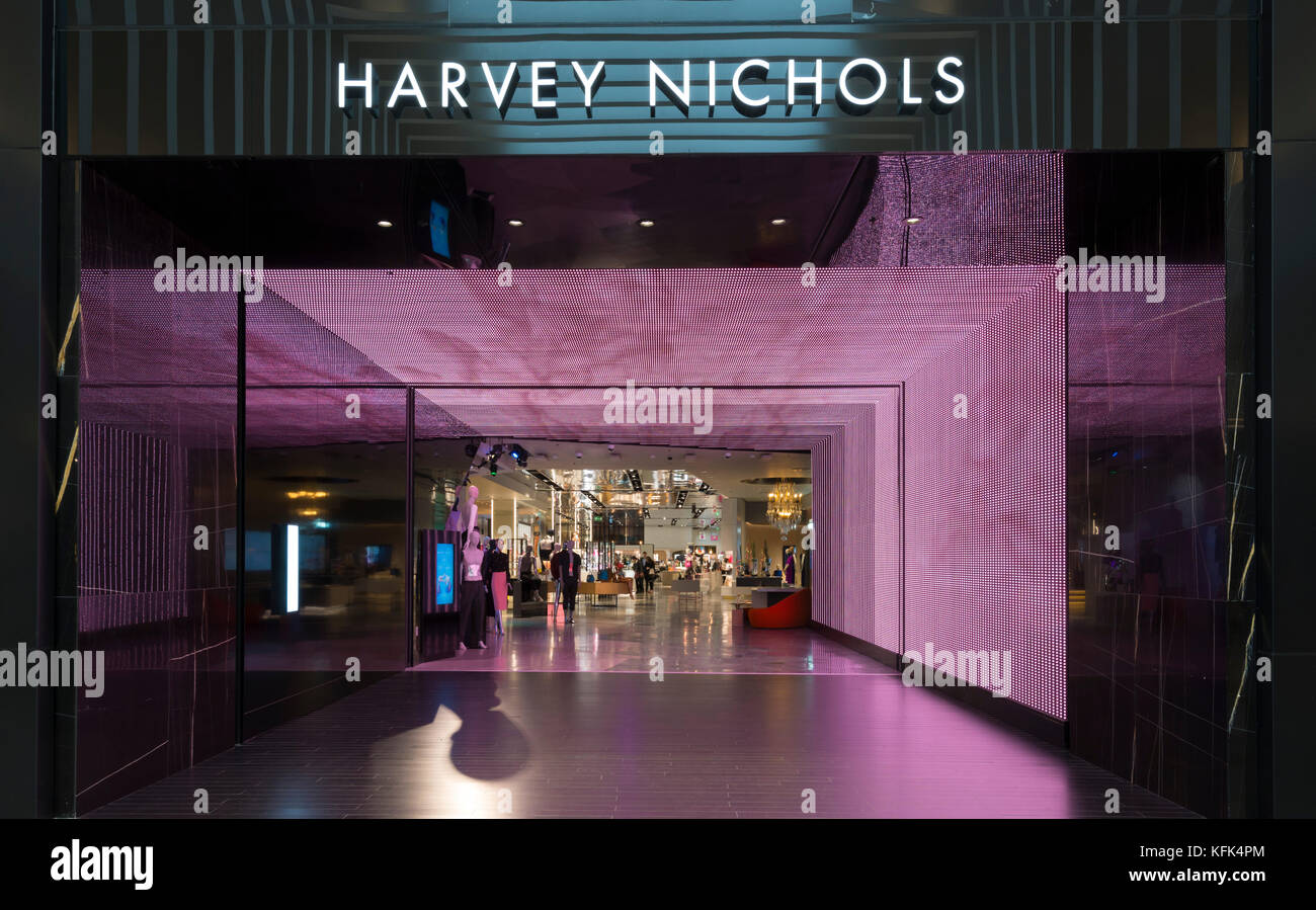 Harvey Nichols en el buzón shopping center, Birmingham Foto de stock