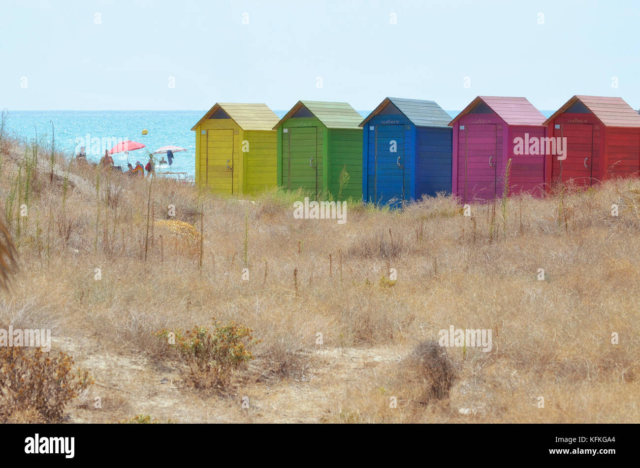Vestidores de playa fotografías e imágenes de alta resolución - Alamy