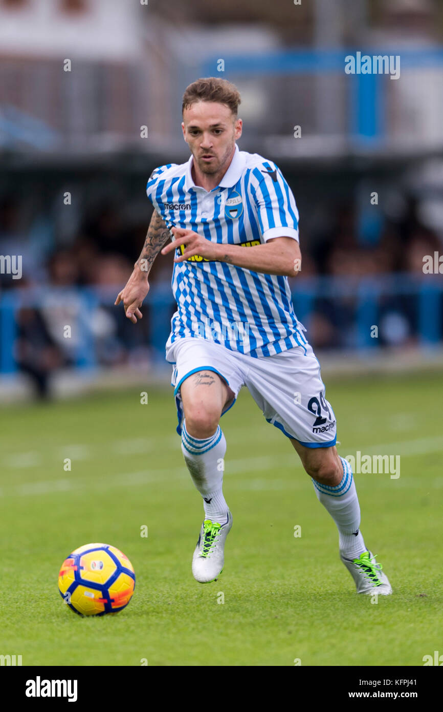 De Ferrara, Italia. El 18 de mayo, 2017. Serie B Trofeo Football/Soccer :  Italiano 'Serie B' coincidencia entre SPAL 2-1 FC Bari en el Stadio Paolo  Mazza en Ferrara, Italia . Crédito