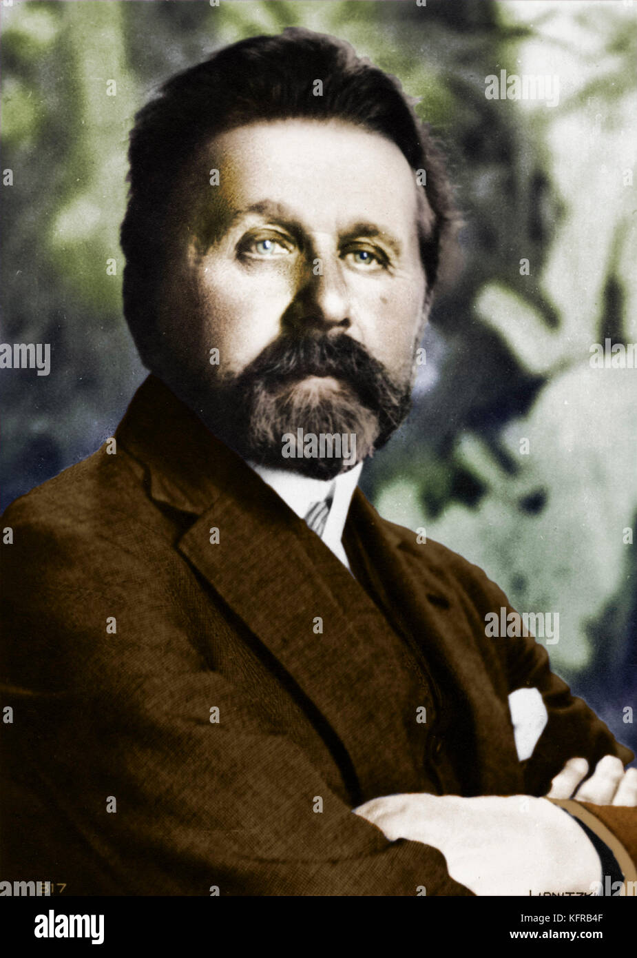 Compositor ruso Alexander GRETCHANINOV retrato, 1864-1956. Foto de stock