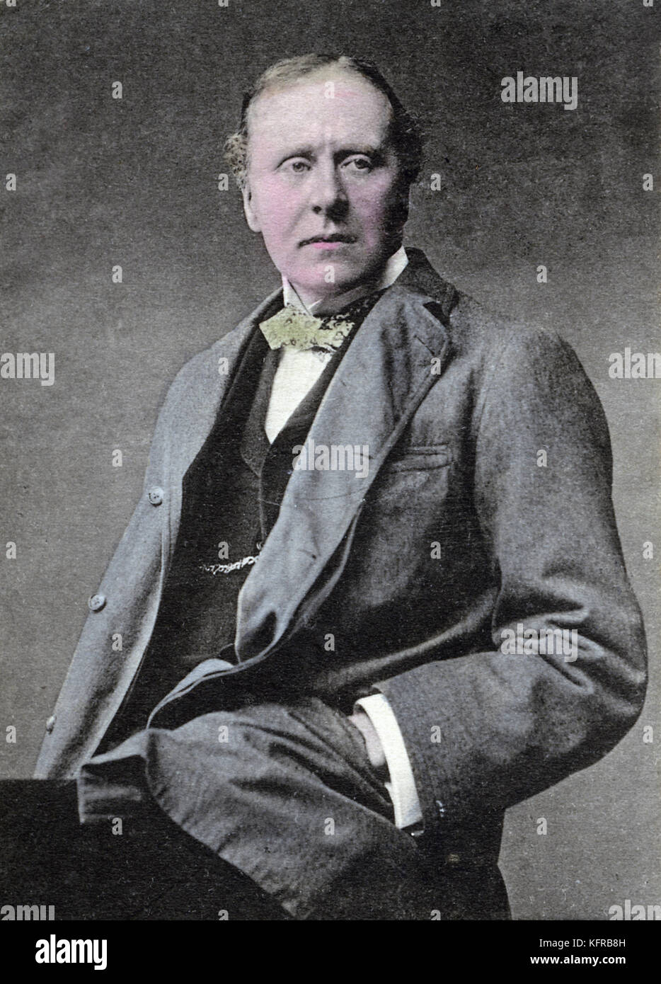 Herbert Beerbohm Tree - retrato. El actor y director de teatro en inglés, el 17 de diciembre de 1852 - 2 de julio de 1917. Foto de stock