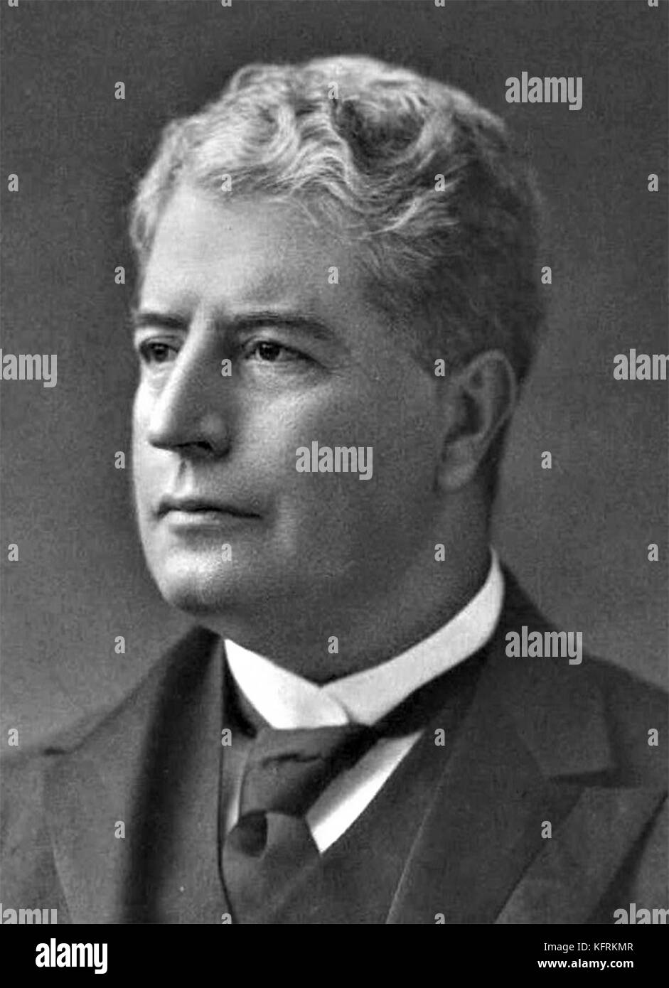 Sir Edmund Barton, político australiano y el primer ministro de Australia desde 1901 hasta 1903 Foto de stock