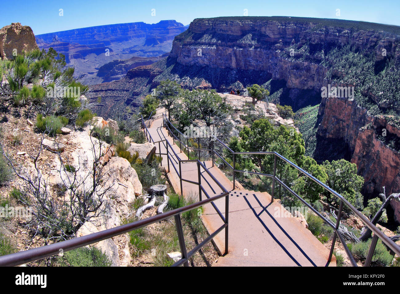 El parque nacional del Gran Cañón Arizona, EE.UU. Foto de stock