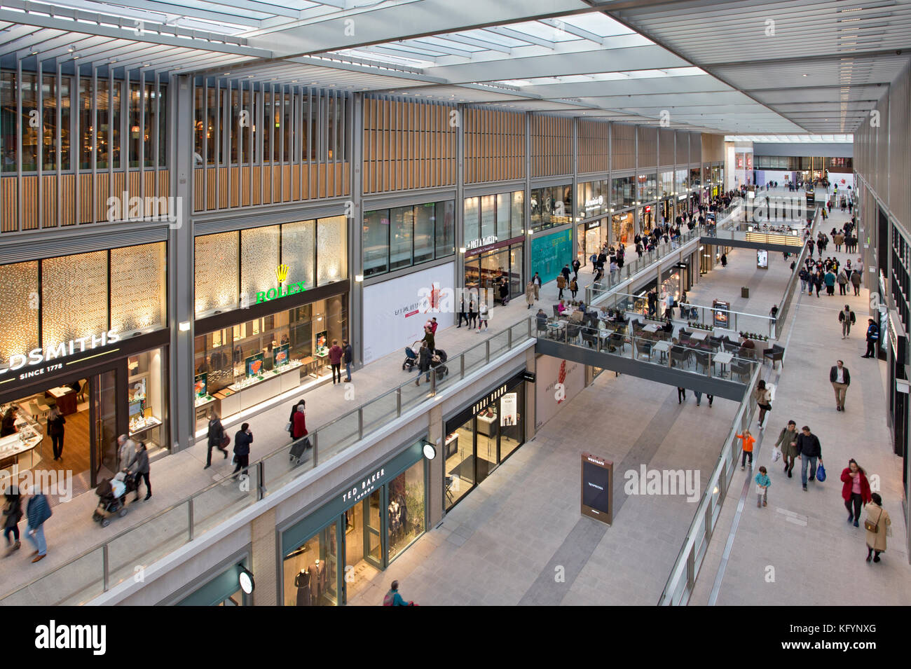 Nuevo centro comercial Westgate,oxford,oxon,Inglaterra Foto de stock