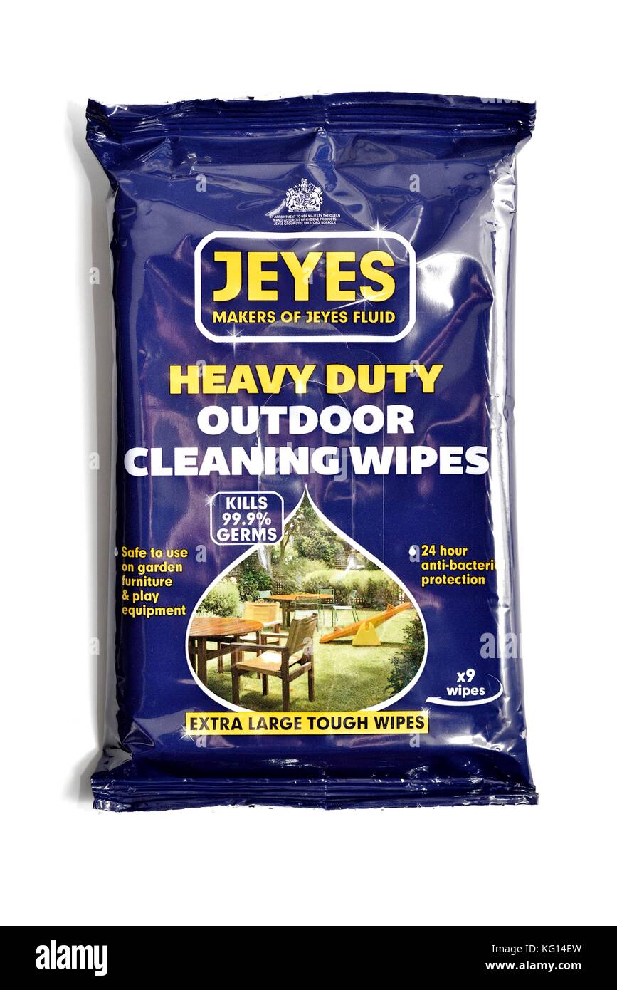 Heavy Duty Jeyes toallitas de limpieza exterior Foto de stock