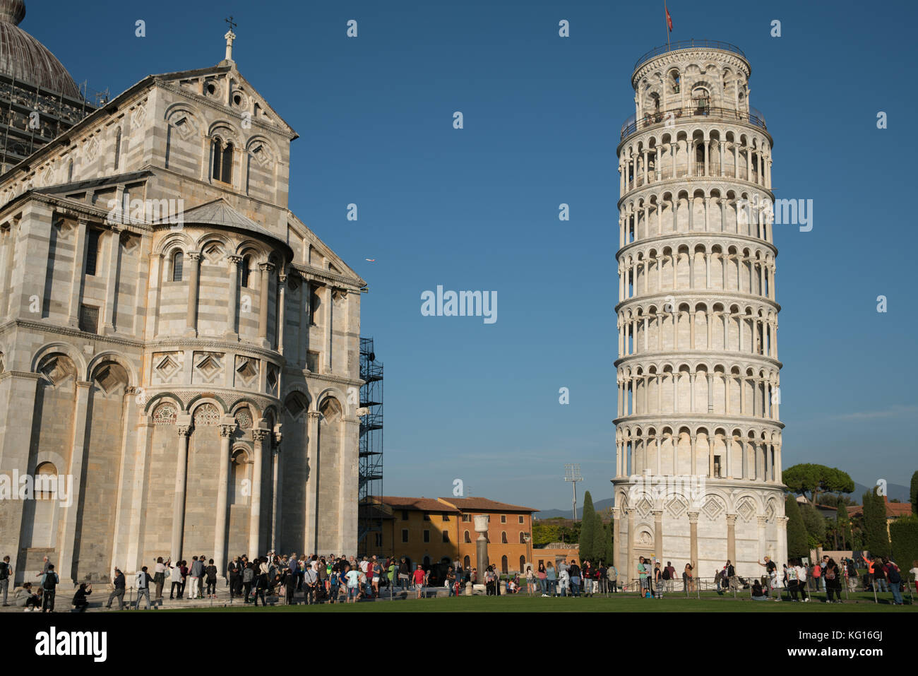 Pisa, Toscana, Italia, Viajes de estilo de vida, el Duomo, la torre Foto de stock