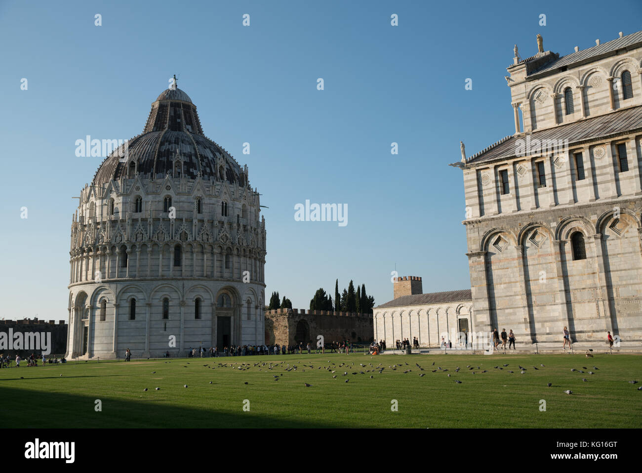 Pisa, Toscana, Italia, Viajes de estilo de vida, el Duomo, la torre Foto de stock