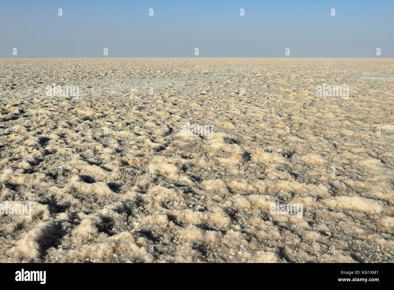 Desierto de sal en la India, en el estado de Gujarat Foto de stock
