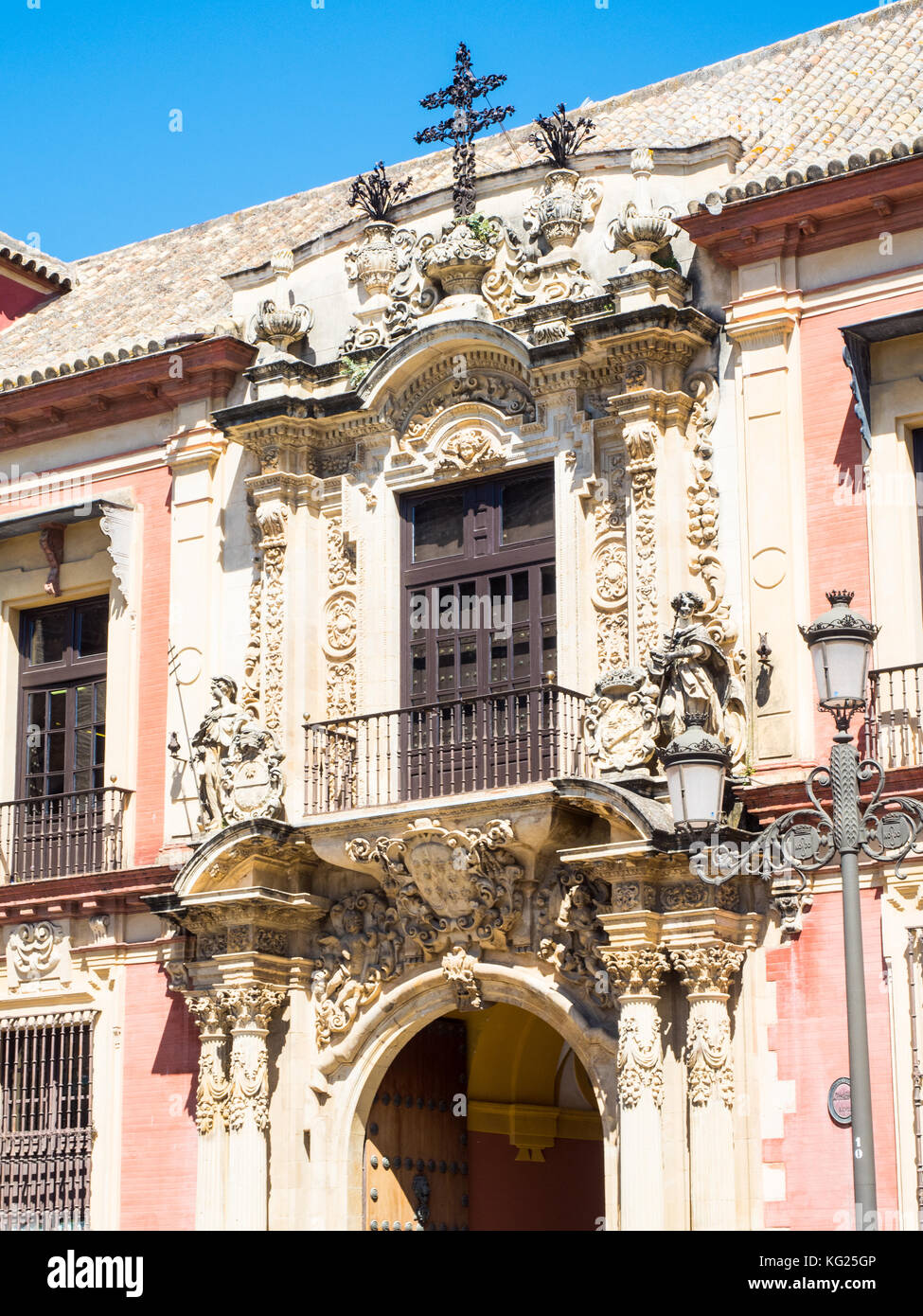 Palacio Arzobispal, Sevilla, Andalucía, España, Europa Foto de stock
