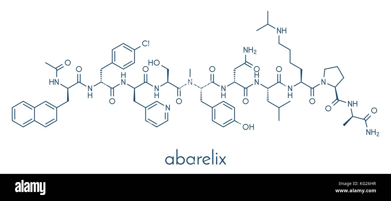 Hormona liberadora de hormona luteinizante Imágenes vectoriales de
