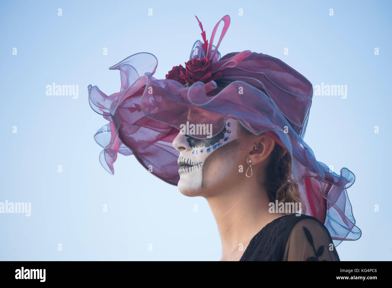 Celebración del dia de los muertos, el día de los muertos, en Terlingua