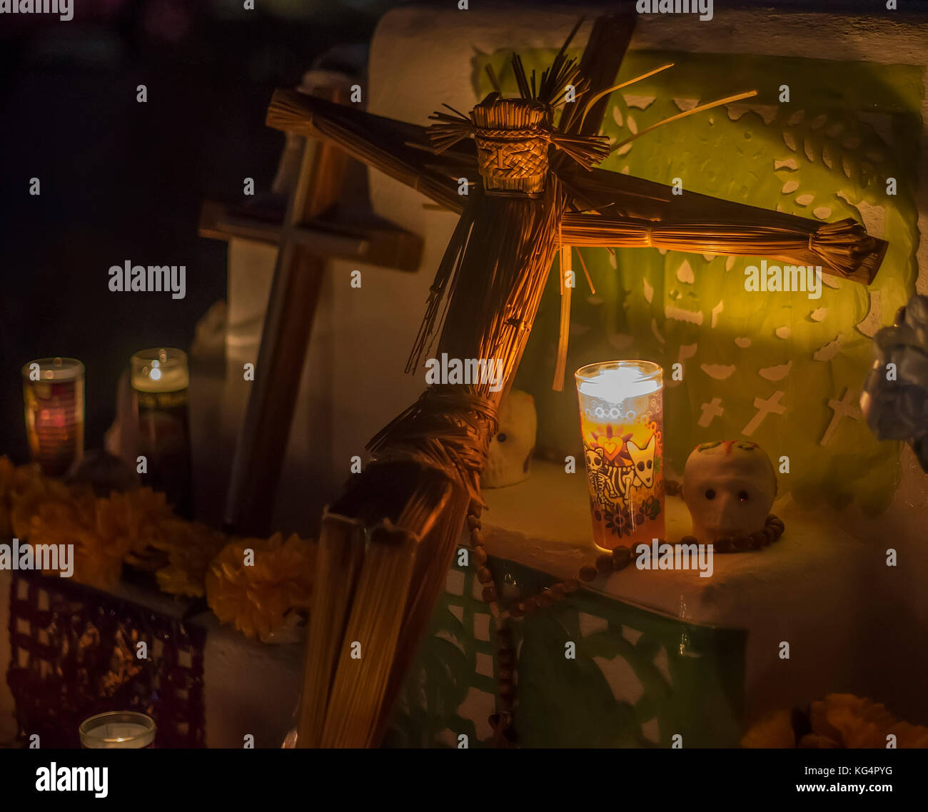 Celebración del dia de los muertos, el día de los muertos, en Terlingua