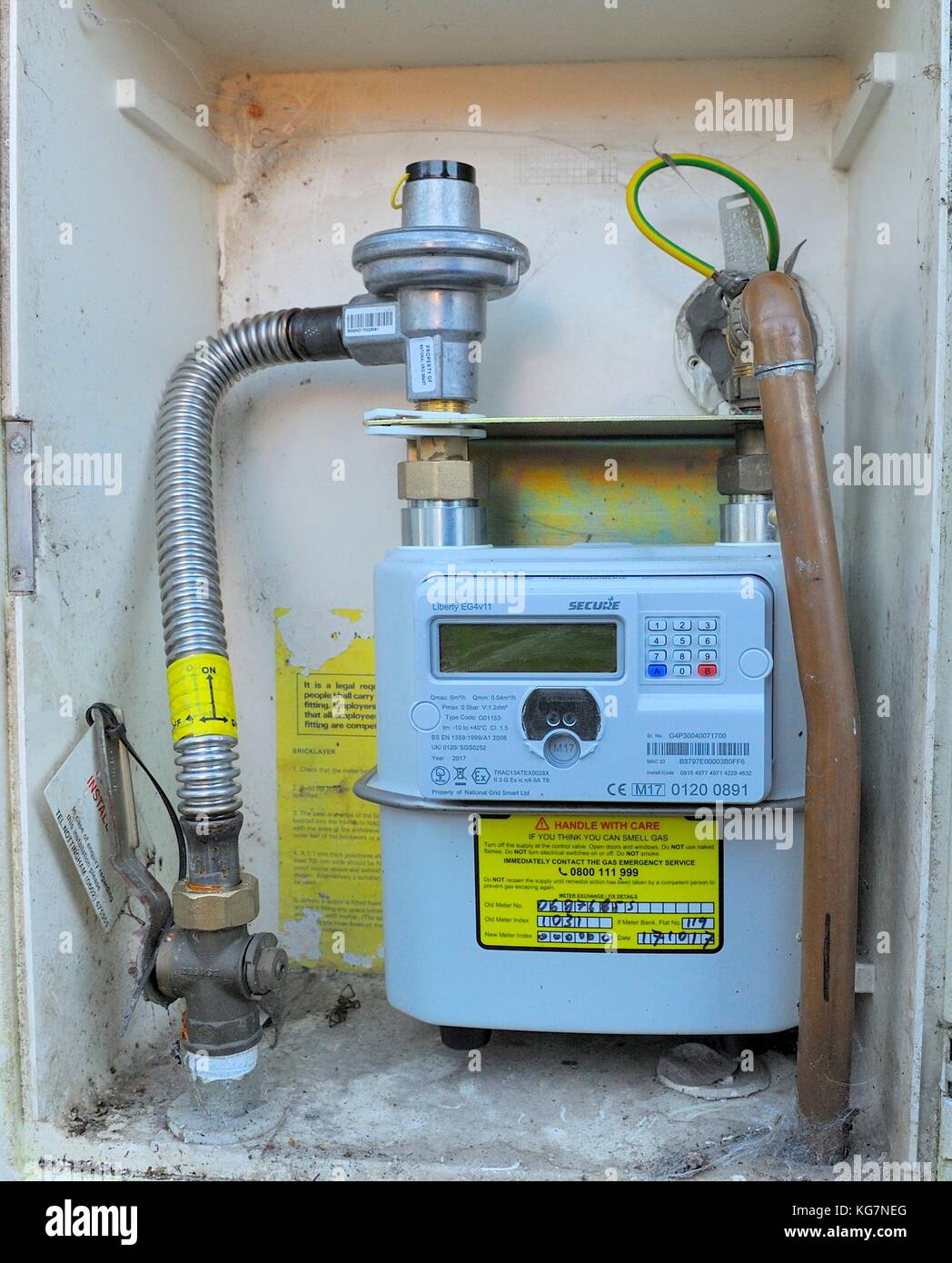 Contador gas inteligente Fotografía de stock - Alamy