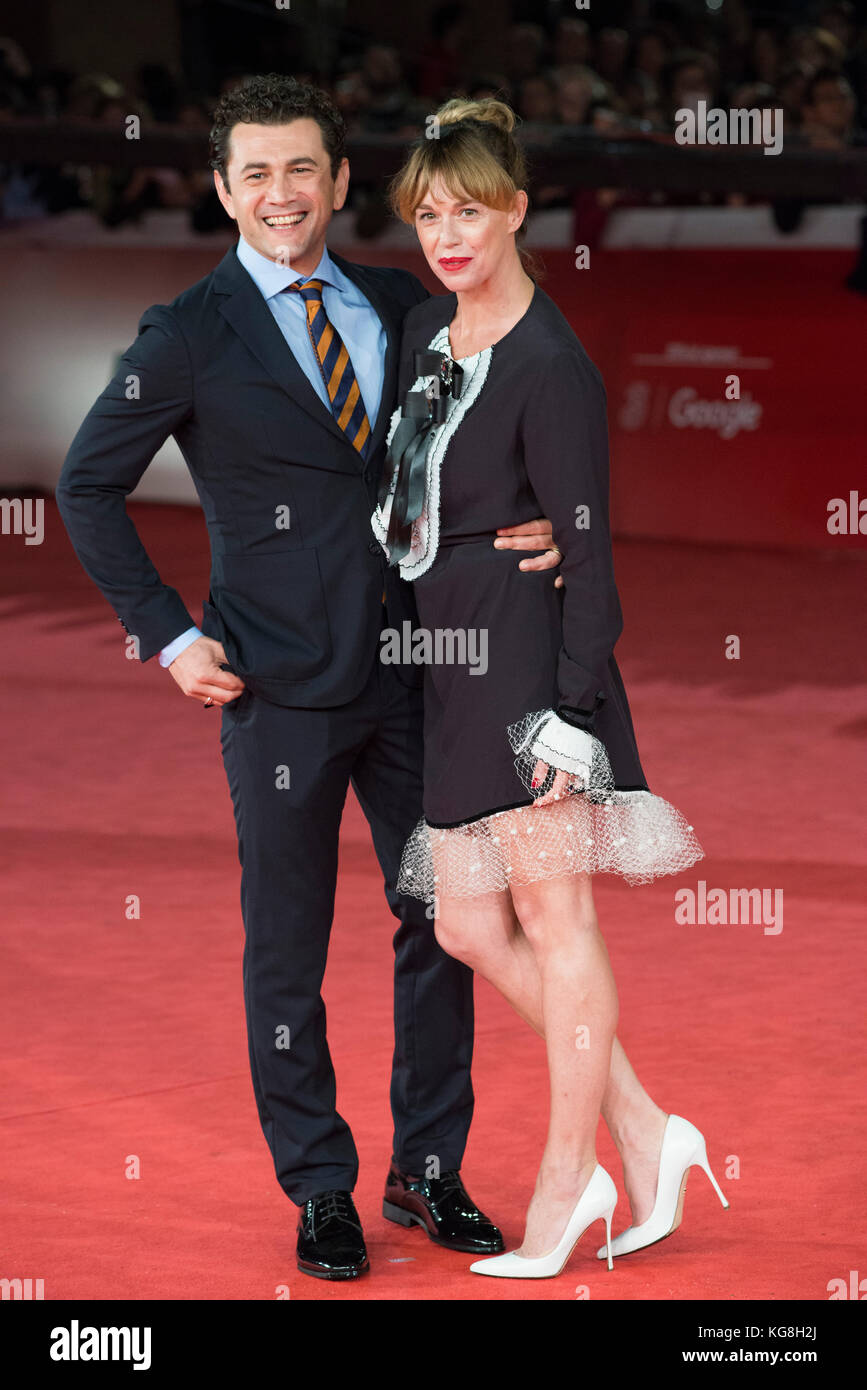 Alfombra Roja del lugar con todo el elenco durante la 12Roma Film Fest Foto de stock