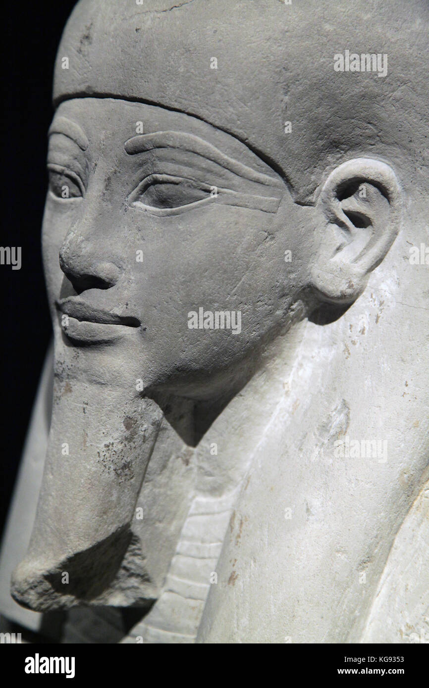 Estatua de Tjel Alcalde de Memphis Egipto 1.350 A.C. Foto de stock
