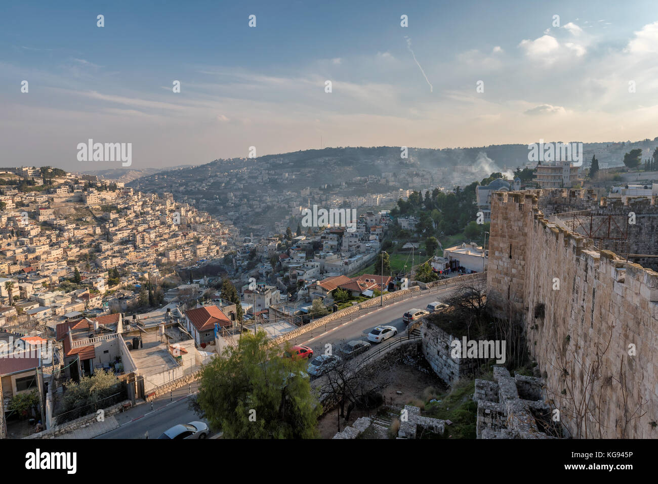 Ciudad vieja de Jerusalén, Israel. Foto de stock