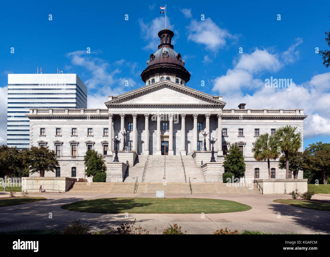 La Casa del Estado de Carolina del Sur (Capitolio), Columbia, Carolina del Sur, EE.UU. Foto de stock