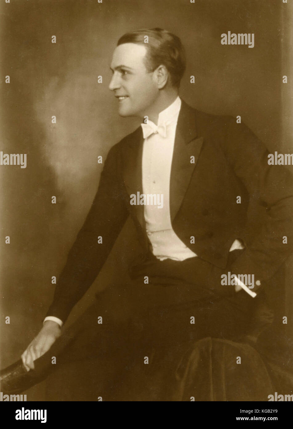 El actor británico Henry Stuart Foto de stock